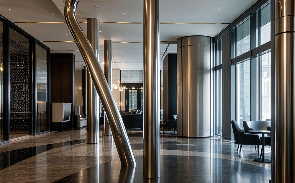 不锈钢装饰管在酒店装修中的应用案例