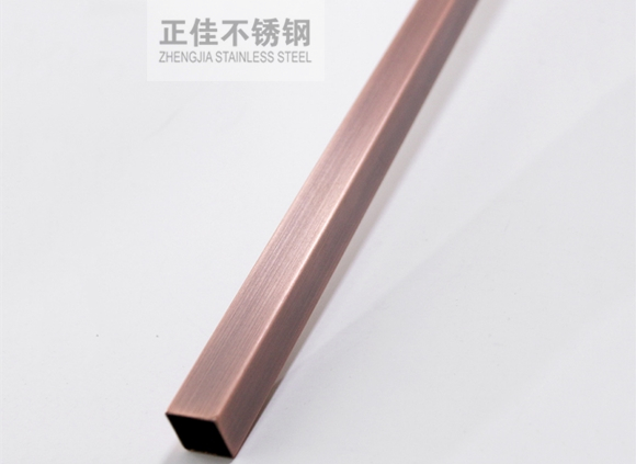 红古铜不锈钢装饰方管4